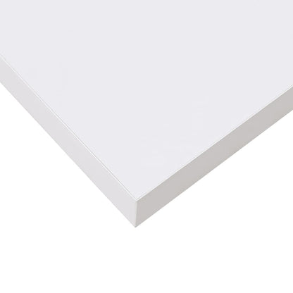 Floating Wall Shelves 2 pcs High Gloss White 80x23.5x3.8 cm MDF