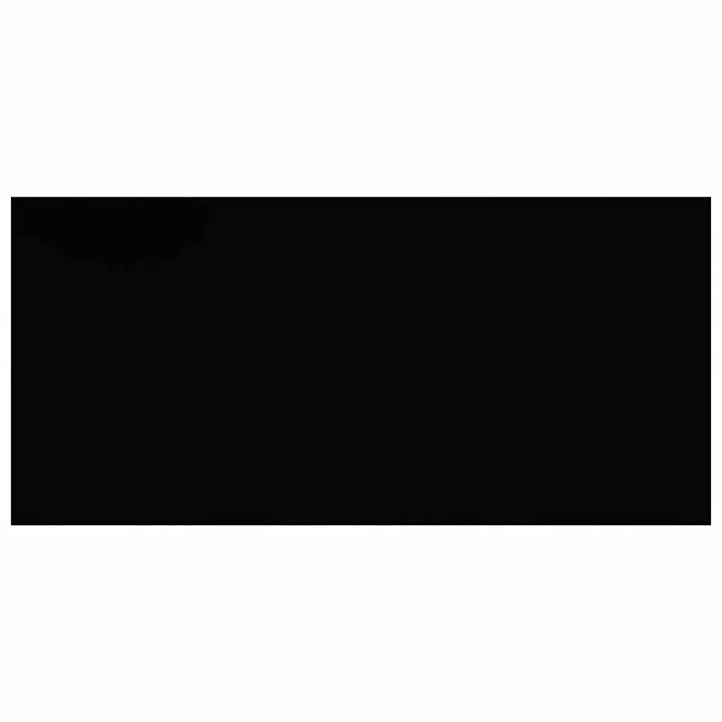 Floating Wall Shelves 4 pcs High Gloss Black 50x23x3.8 cm MDF