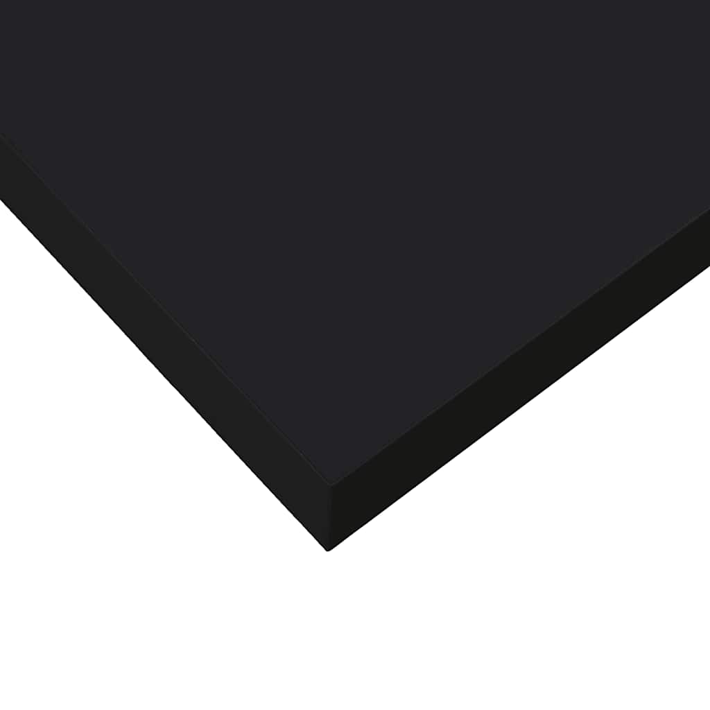 Floating Wall Shelf High Gloss Black 80x23.5x3.8 cm MDF