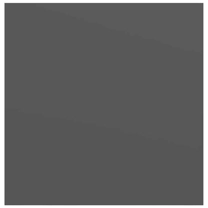 Floating Wall Shelves 4 pcs High Gloss Grey 23x23.5x3.8 cm MDF