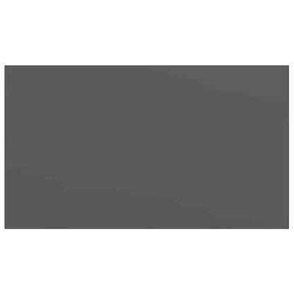 Floating Wall Shelf High Gloss Grey 40x23x3.8 cm MDF