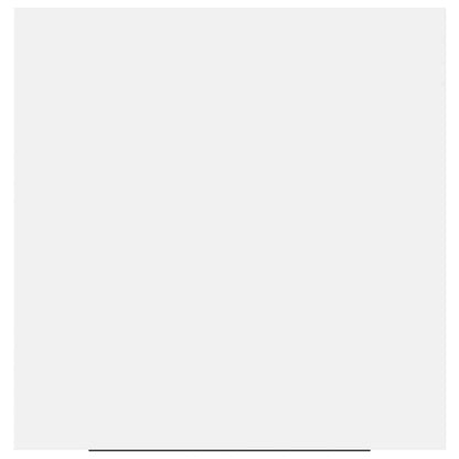 Floating Wall Shelf White 23x23.5x3.8 cm MDF