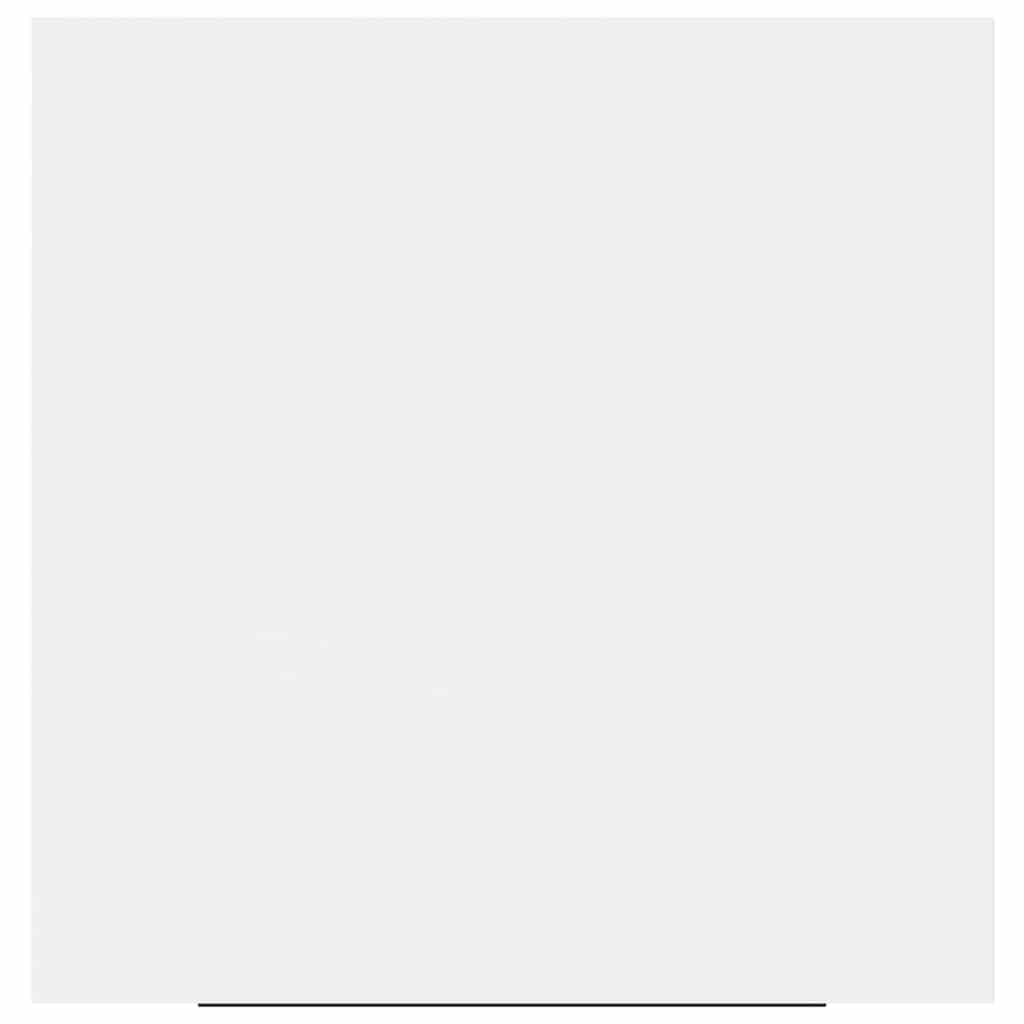 Floating Wall Shelves 2 pcs White 23x23.5x3.8 cm MDF