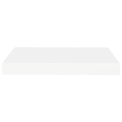 Floating Wall Shelves 2 pcs White 40x23x3.8 cm MDF