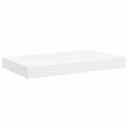 Floating Wall Shelves 4 pcs White 40x23x3.8 cm MDF