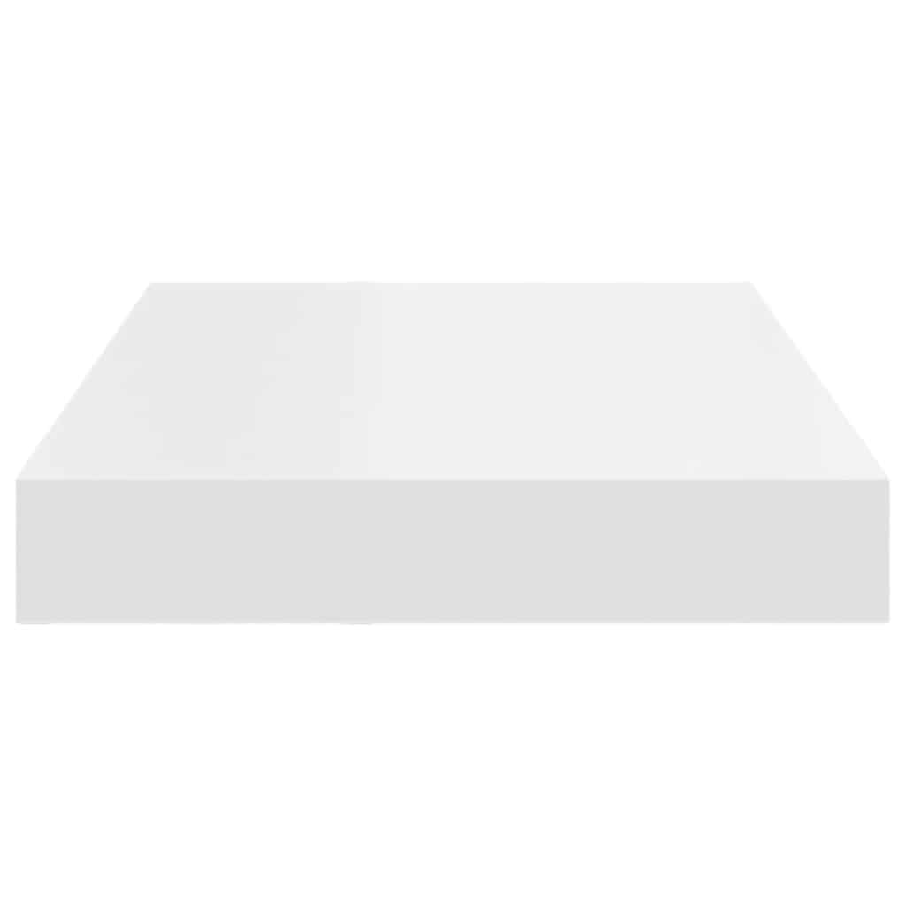 Floating Wall Shelves 4 pcs White 40x23.5x3.8 cm MDF