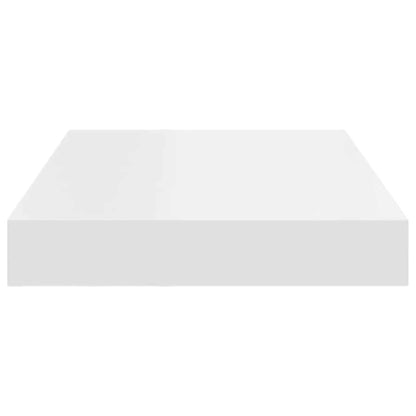 Floating Wall Shelves 4 pcs White 40x23.5x3.8 cm MDF
