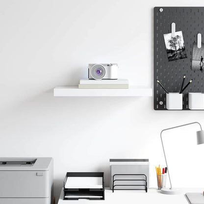 Floating Wall Shelf White 50x23.5x3.8 cm MDF