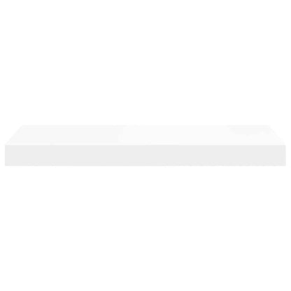 Floating Wall Shelf White 50x23x3.8 cm MDF