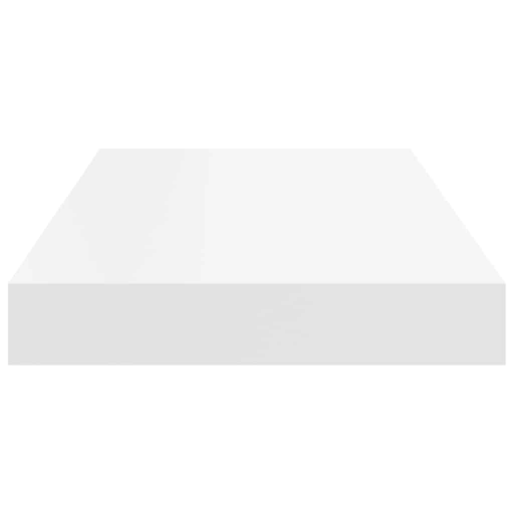 Floating Wall Shelf White 50x23.5x3.8 cm MDF