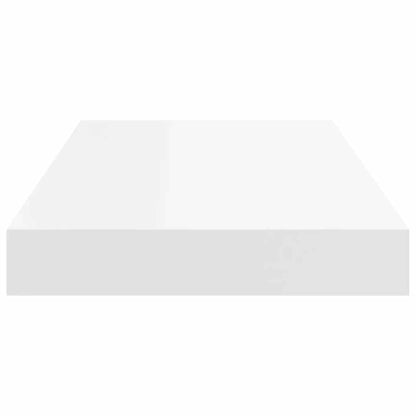 Floating Wall Shelf White 50x23x3.8 cm MDF