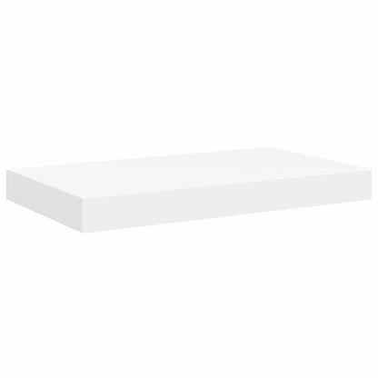Floating Wall Shelves 2 pcs White 50x23x3.8 cm MDF