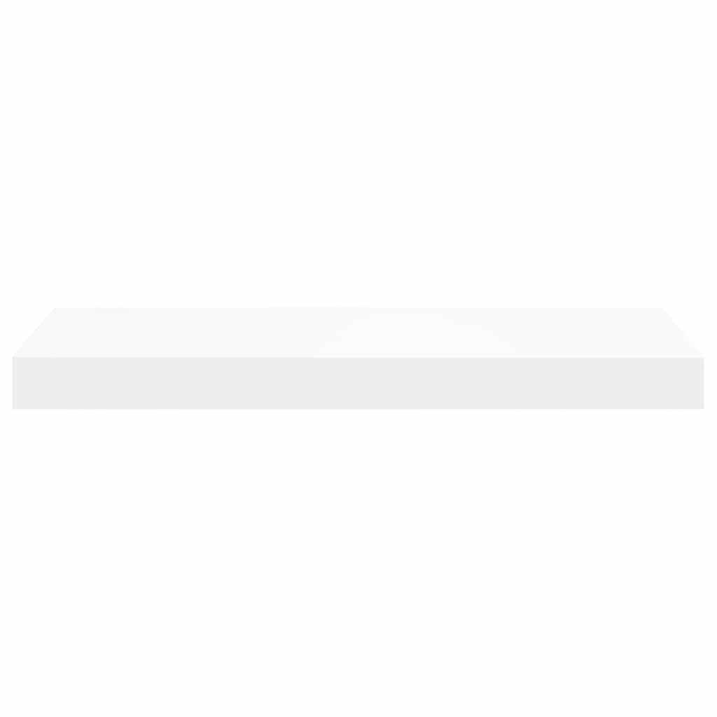 Floating Wall Shelves 2 pcs White 50x23x3.8 cm MDF