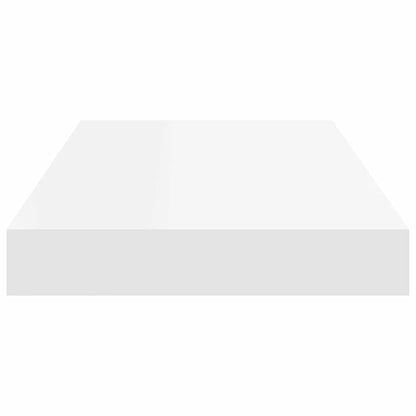 Floating Wall Shelves 2 pcs White 50x23x3.8 cm MDF