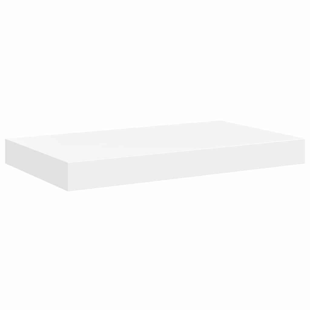 Floating Wall Shelves 4 pcs White 50x23.5x3.8 cm MDF