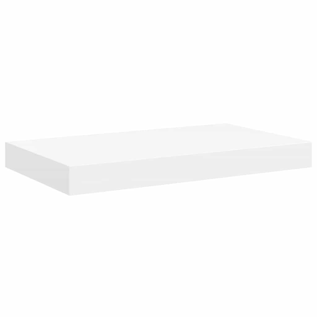 Floating Wall Shelves 4 pcs White 50x23x3.8 cm MDF