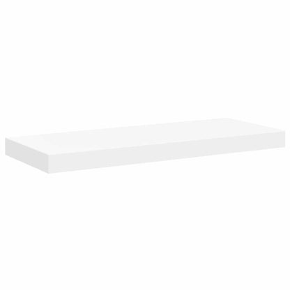 Floating Wall Shelves 2 pcs White 60x23.5x3.8 cm MDF