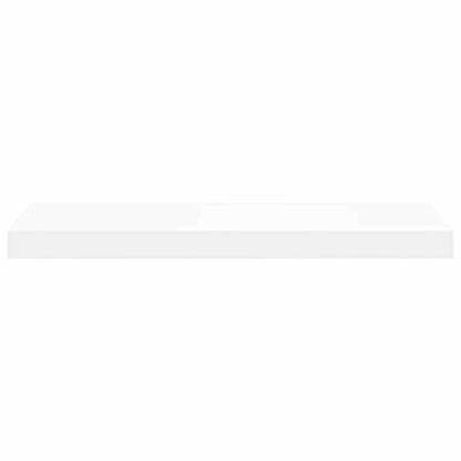 Floating Wall Shelves 2 pcs White 60x23.5x3.8 cm MDF