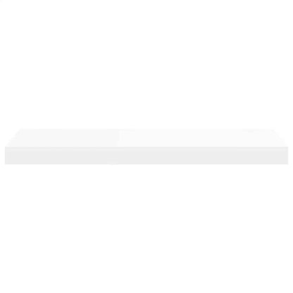 Floating Wall Shelves 2 pcs White 60x23.5x3.8 cm MDF