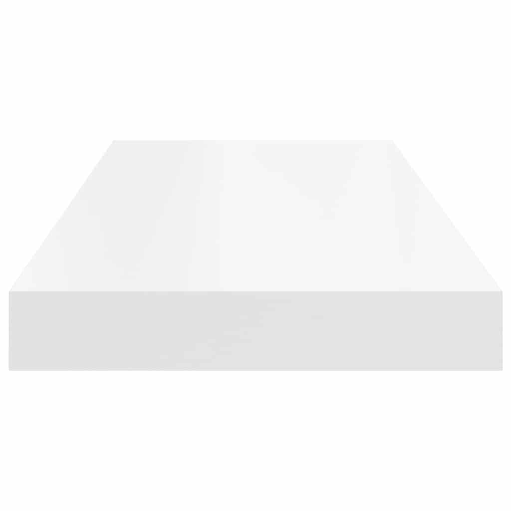 Floating Wall Shelves 2 pcs White 60x23.5x3.8 cm MDF