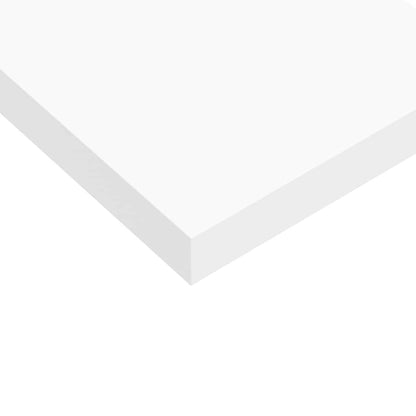 323813 vidaXL Floating Wall Shelves 4 pcs White 60x23,5x3,8 cm MDF