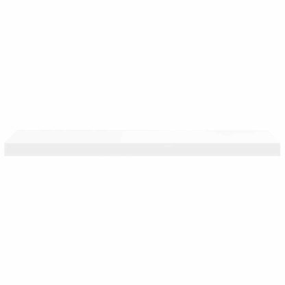 Floating Wall Shelf White 80x23.5x3.8 cm MDF