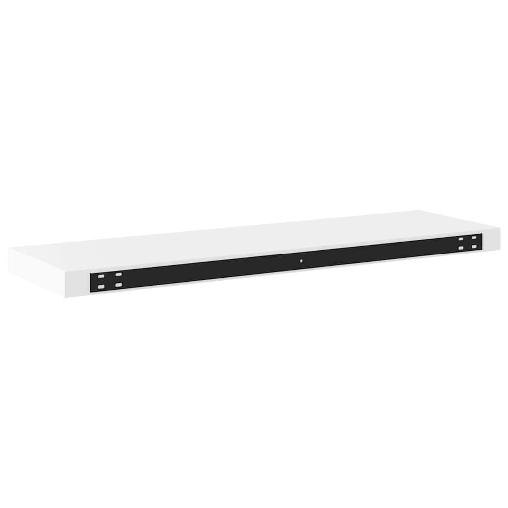 Floating Wall Shelves 4 pcs White 80x23.5x3.8 cm MDF
