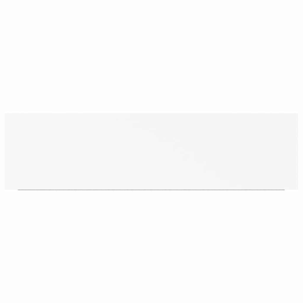 Floating Wall Shelf White 90x23.5x3.8 cm MDF