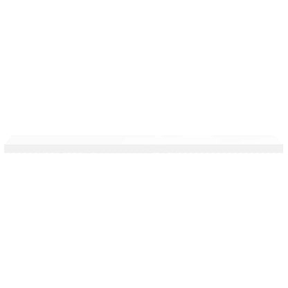 Floating Wall Shelf White 120x23.5x3.8 cm MDF