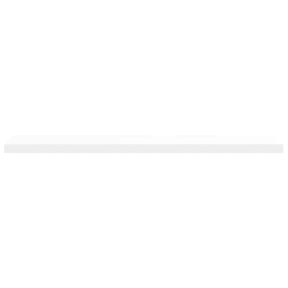 Floating Wall Shelves 2 pcs White 120x23.5x3.8 cm MDF