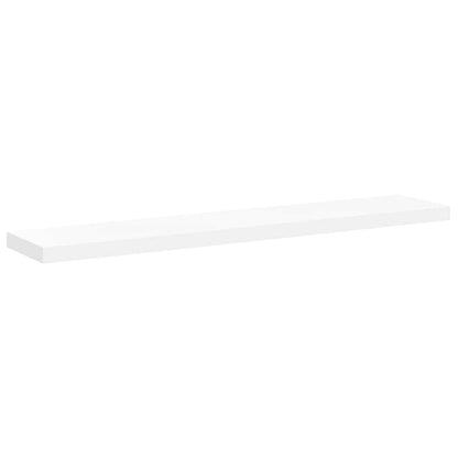 Floating Wall Shelves 4 pcs White 120x23.5x3.8 cm MDF