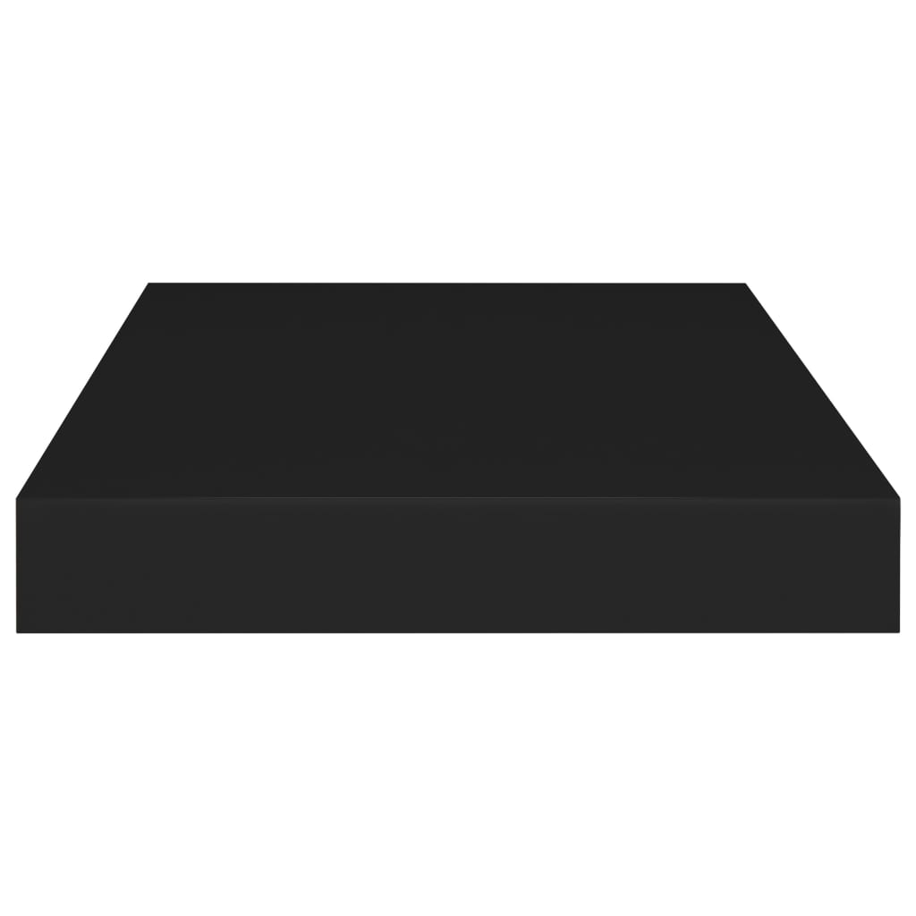 Floating Wall Shelves 2 pcs Black 40x23x3.8 cm MDF