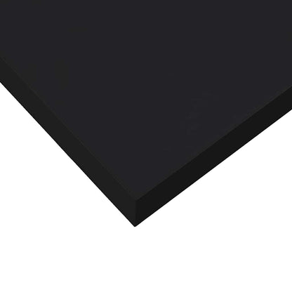 Floating Wall Shelf Black 50x23x3.8 cm MDF
