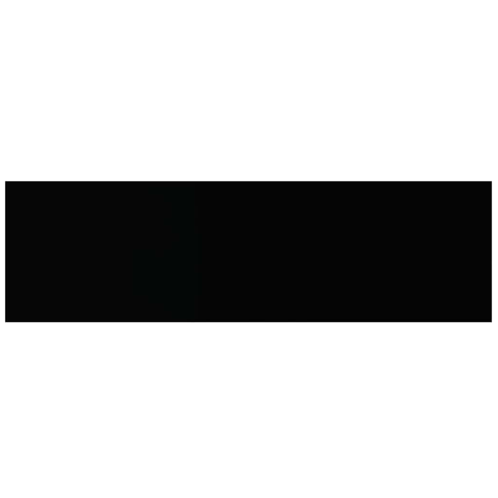 Floating Wall Shelf Black 80x23.5x3.8 cm MDF