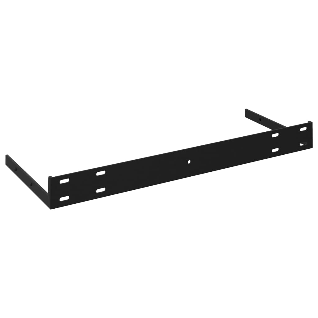 Floating Wall Shelves 4 pcs Black 90x23.5x3.8 cm MDF