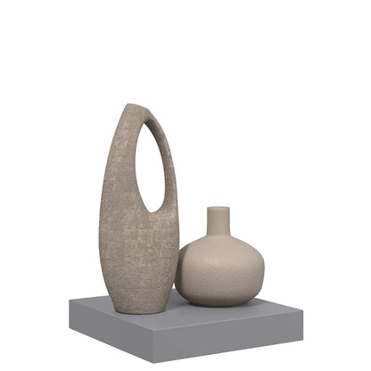 Floating Wall Shelf Grey 23x23.5x3.8 cm MDF