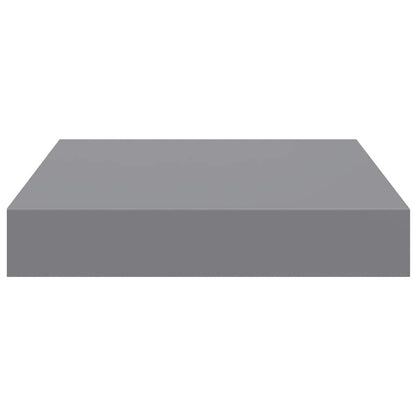 Floating Wall Shelf Grey 23x23.5x3.8 cm MDF