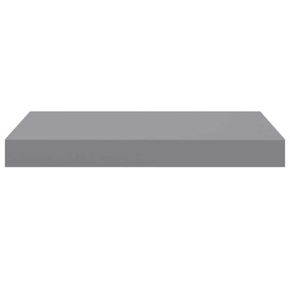 Floating Wall Shelf Grey 40x23.5x3.8 cm MDF