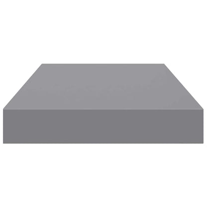 Floating Wall Shelf Grey 40x23.5x3.8 cm MDF