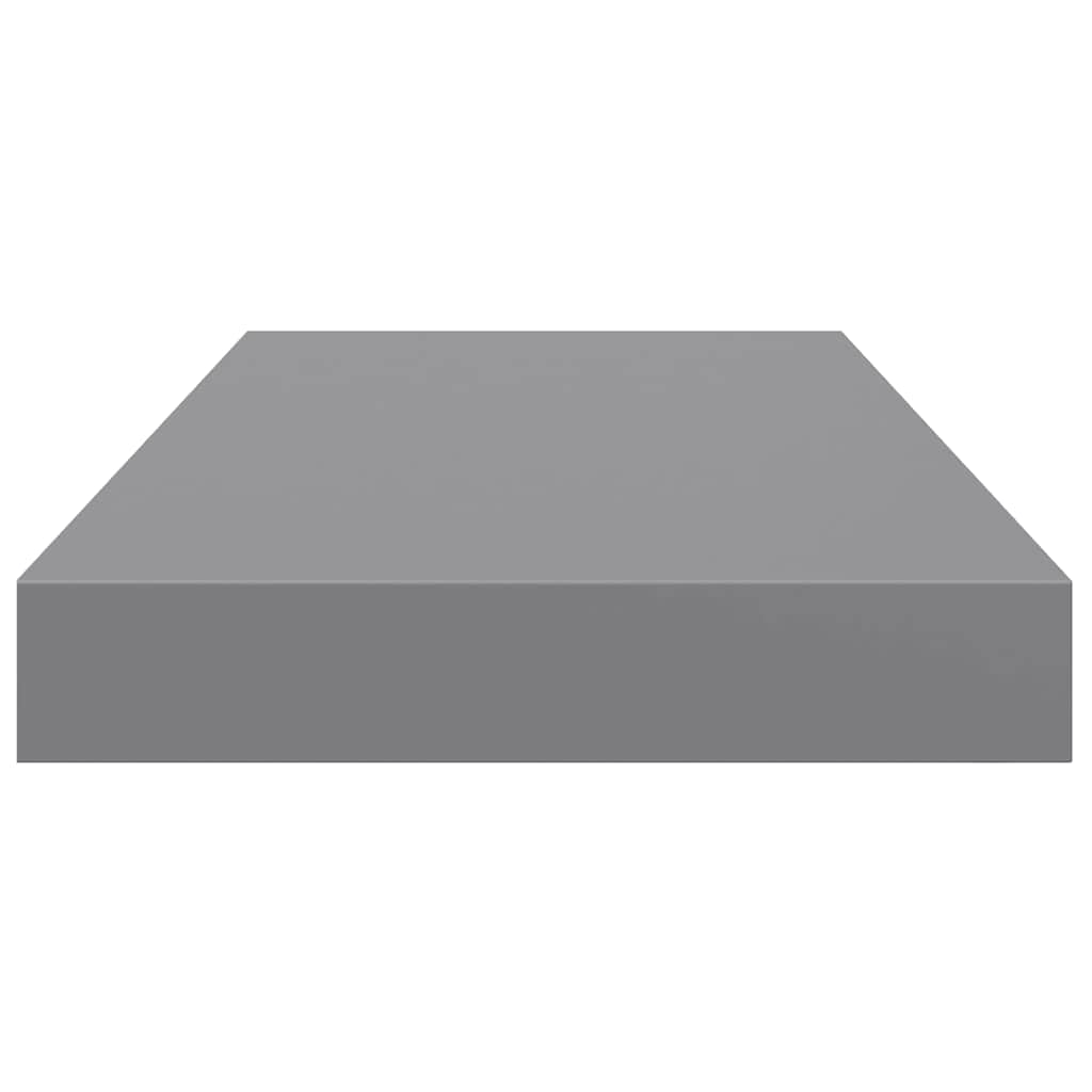Floating Wall Shelves 4 pcs Grey 50x23.5x3.8 cm MDF