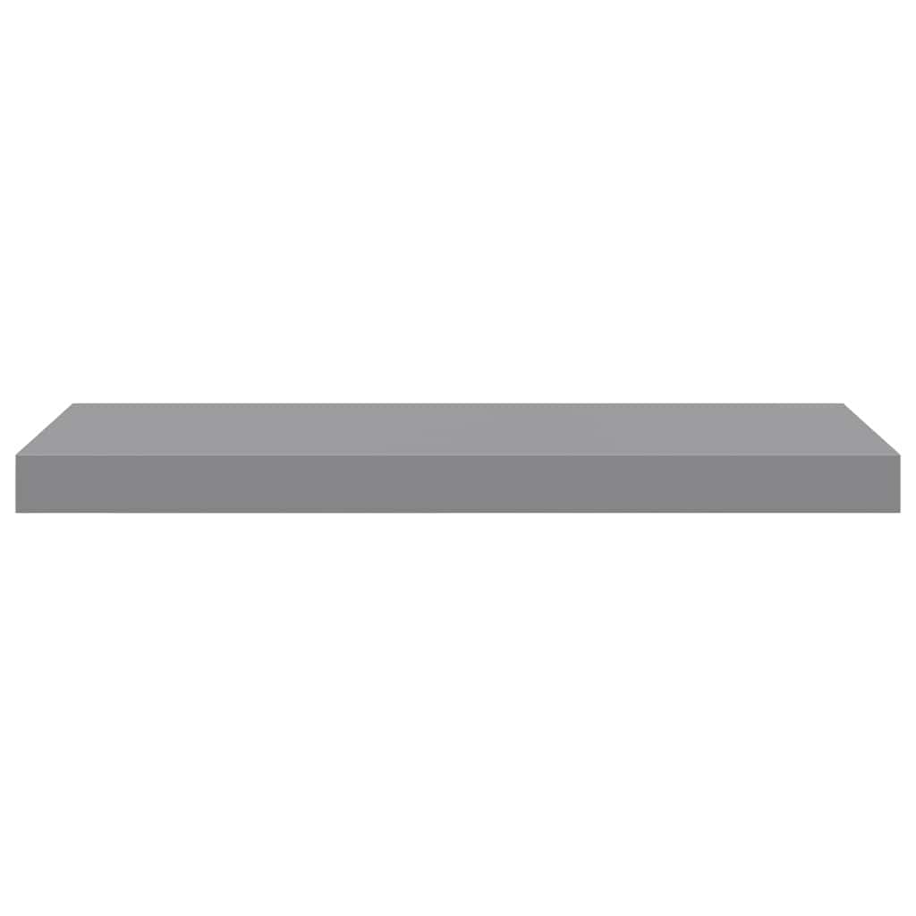 Floating Wall Shelf Grey 60x23.5x3.8 cm MDF