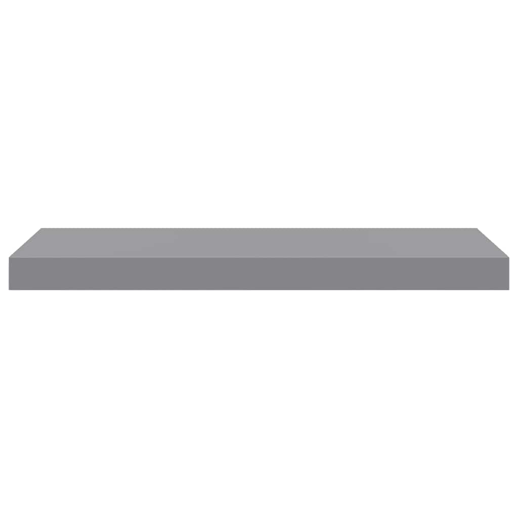 Floating Wall Shelves 4 pcs Grey 60x23.5x3.8 cm MDF