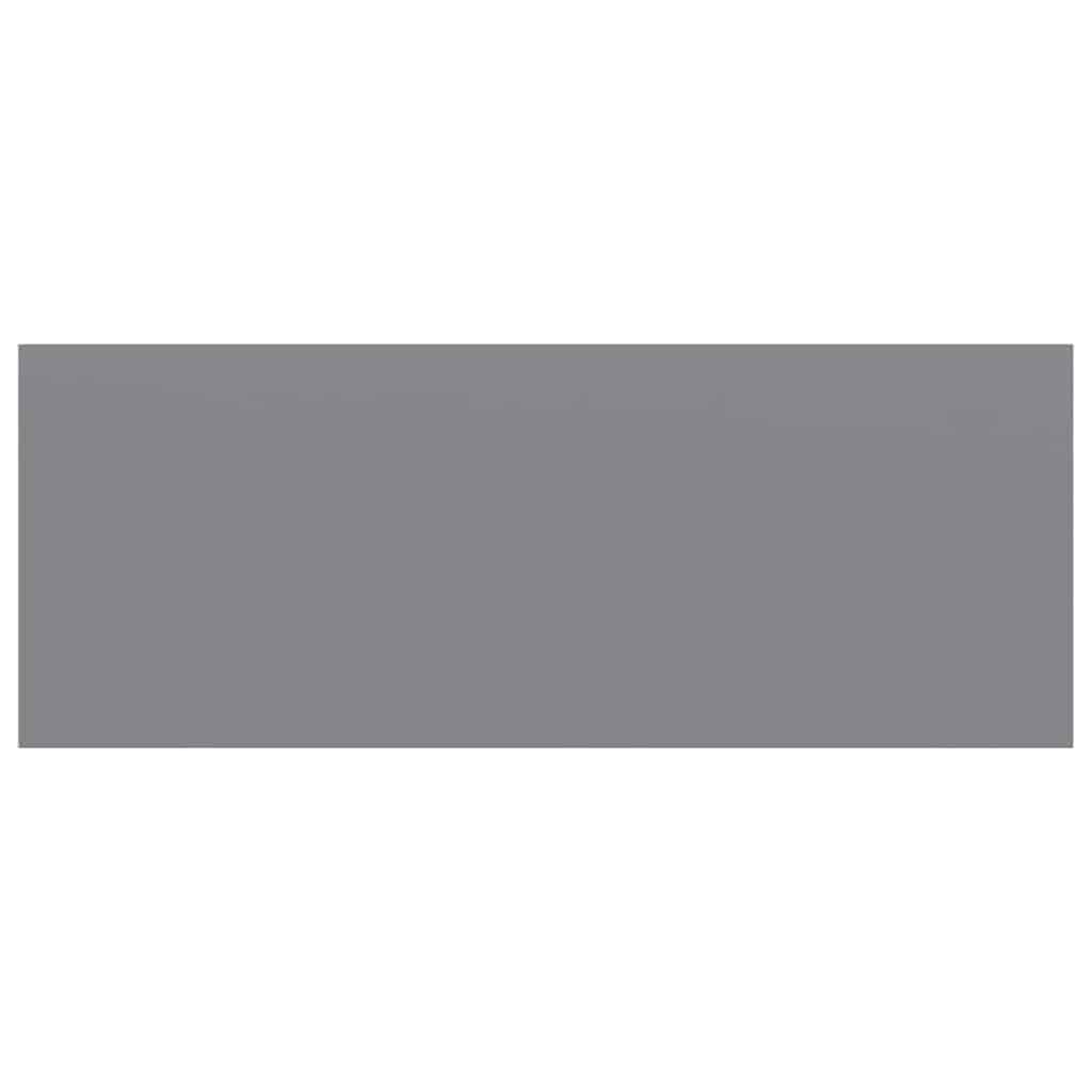 Floating Wall Shelves 4 pcs Grey 60x23.5x3.8 cm MDF