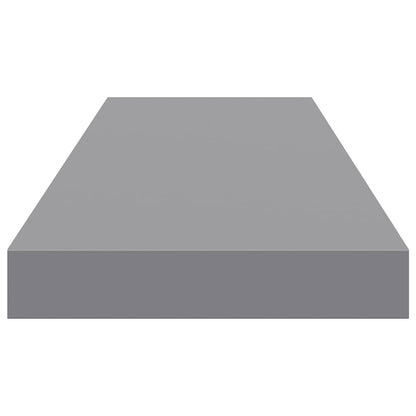 Floating Wall Shelf Grey 80x23.5x3.8 cm MDF