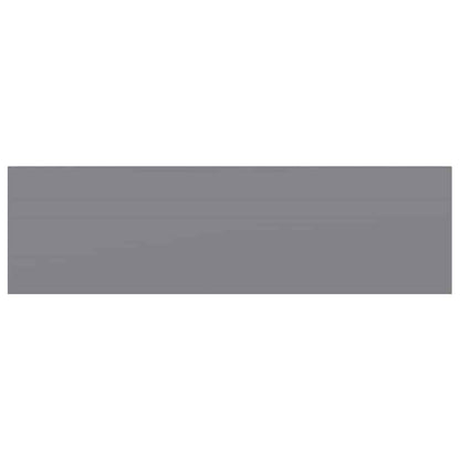 Floating Wall Shelves 4 pcs Grey 80x23.5x3.8 cm MDF