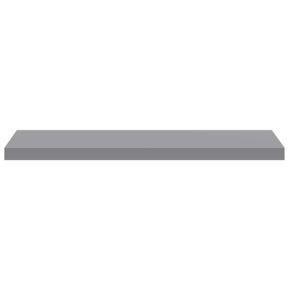 Floating Wall Shelf Grey 90x23.5x3.8 cm MDF