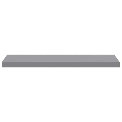 Floating Wall Shelves 4 pcs Grey 90x23.5x3.8 cm MDF