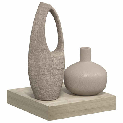 Floating Wall Shelf Oak 23x23.5x3.8 cm MDF