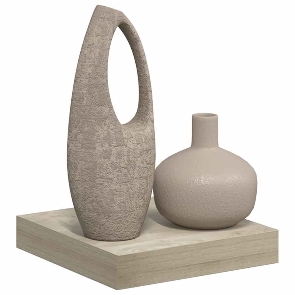 Floating Wall Shelf Oak 23x23.5x3.8 cm MDF