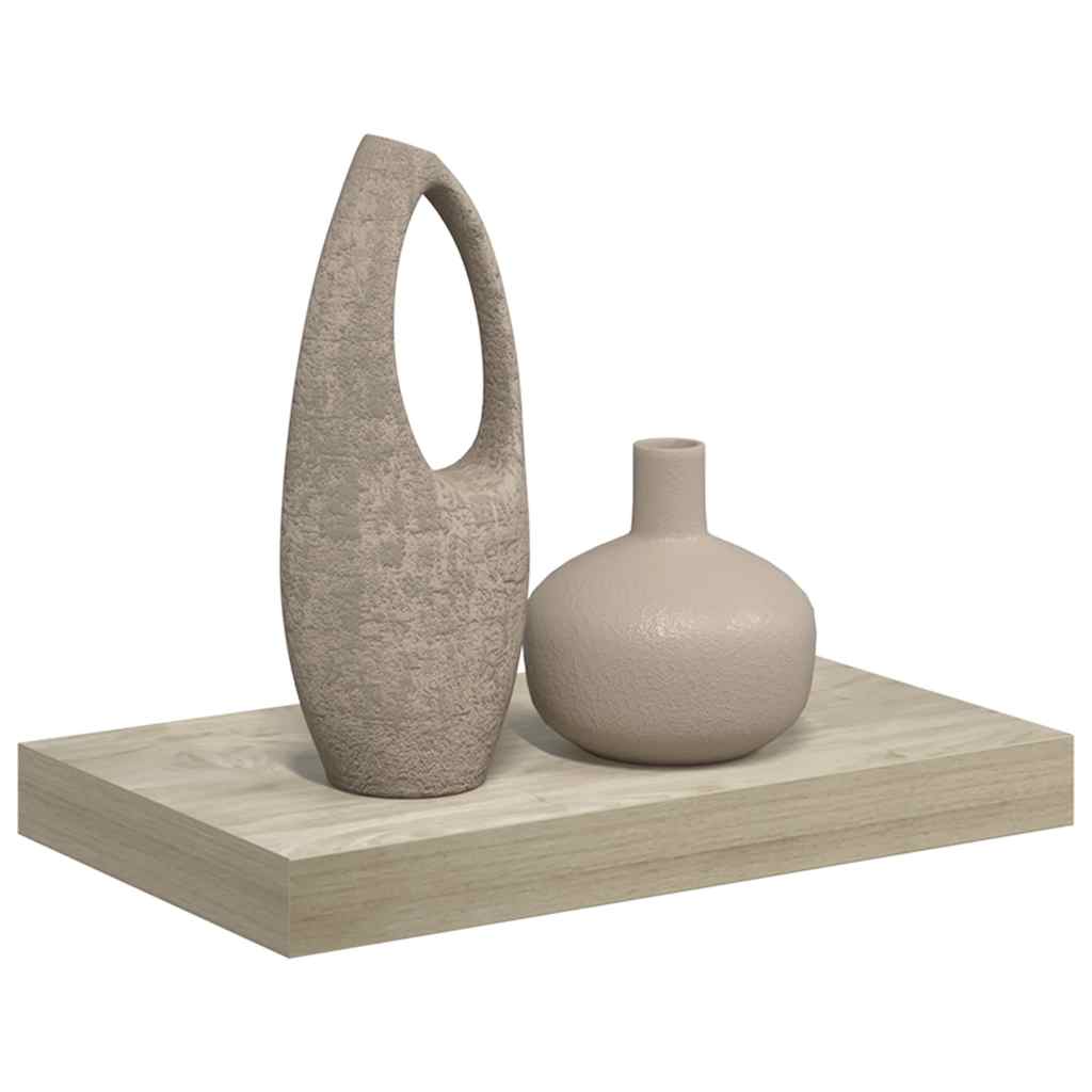Floating Wall Shelf Oak 40x23x3.8 cm MDF